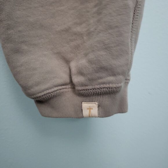 TKEES Jogger Pants Womens 1 S Gray Drop Crotch Sweatpants Tapered - Picture 4 of 8